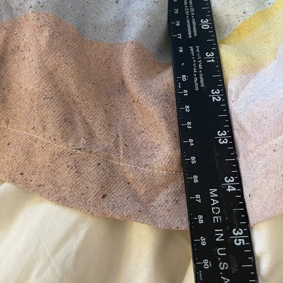 Oliver Bonas Abstract Artsy Shift Dress Womens 10 Colorful Pastel Geo Oversized - Picture 8 of 10